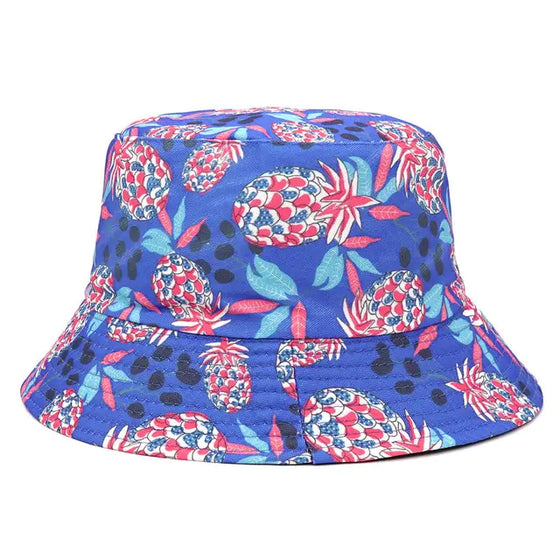 Panama Bucket Hats Animal Letter Print Fisherman Hat - Cheden