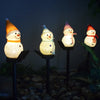 Solar Christmas Lights Snowman Cheden