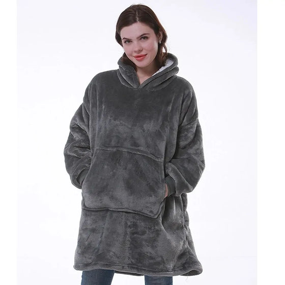 Winter Fleece Oversized Hoodie Cheden