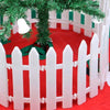 Christmas White Fence For Home Decor Cheden