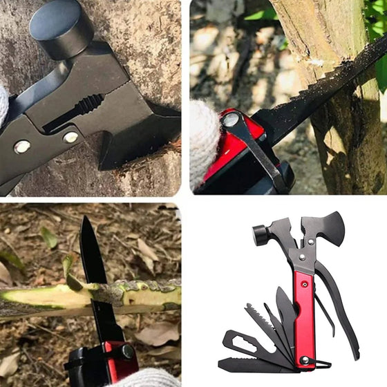 16 in 1 Hatchet with Multitool Camping Accessories - Cheden