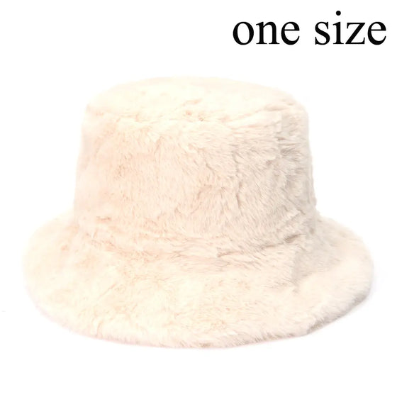 Winter Fluffy Bucket Hats - Cheden