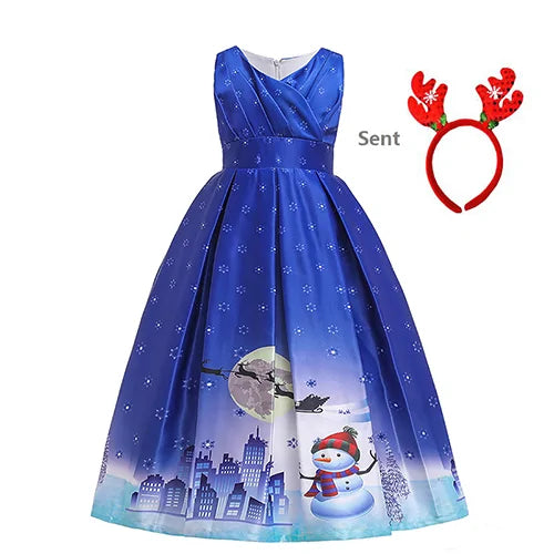 Children's Christmas-Style Dress Cheden