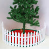 Christmas White Fence For Home Decor Cheden