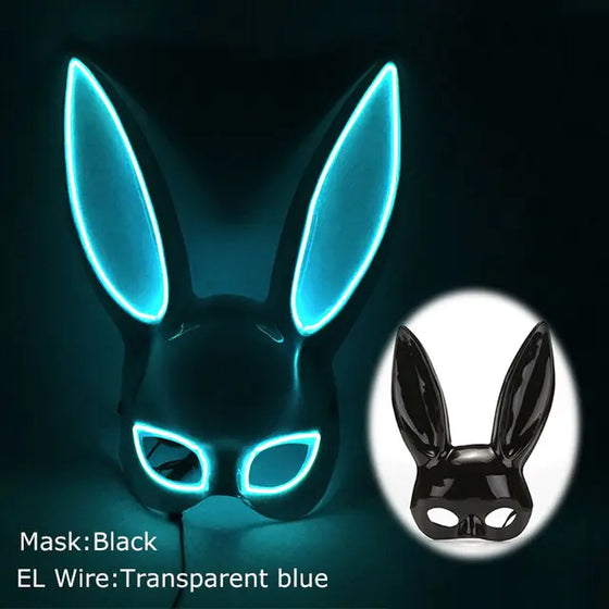 LED Light Up Bloody Rabbit Cosplay Mask - Cheden