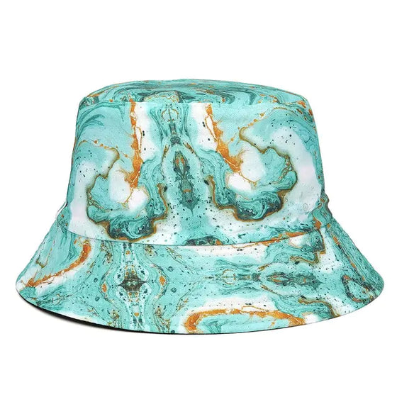 Panama Bucket Hats Animal Letter Print Fisherman Hat - Cheden