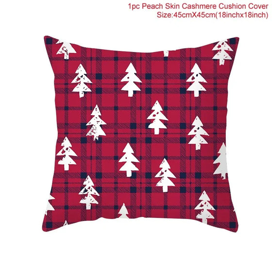 Cartoon Christmas Pillow Cover Cheden