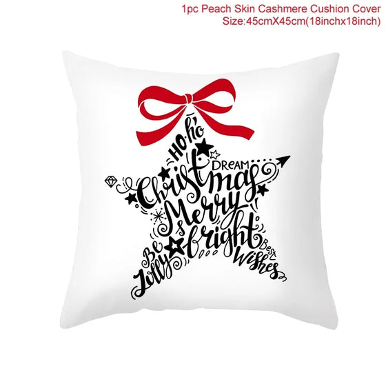 Cartoon Christmas Pillow Cover Cheden