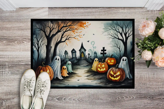 Ghosts Spooky Halloween Doormat Cheden