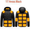 Hooded Heated Clothing Waterproof Warm Jackets - Cheden