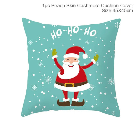 Cartoon Christmas Pillow Cover Cheden