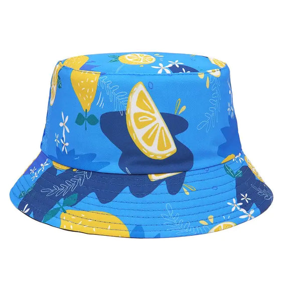 Panama Bucket Hats Animal Letter Print Fisherman Hat - Cheden