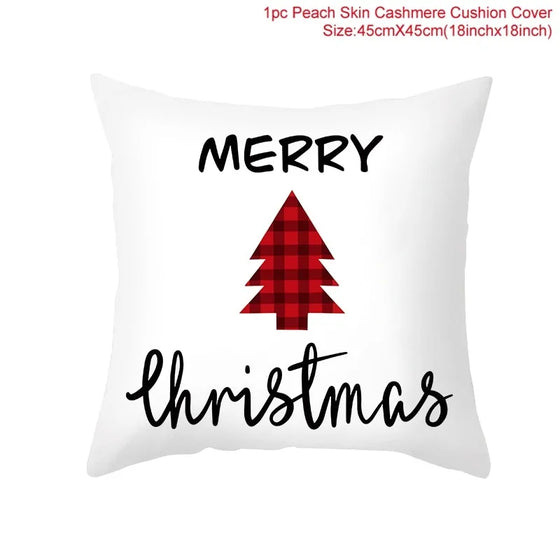 Cartoon Christmas Pillow Cover Cheden