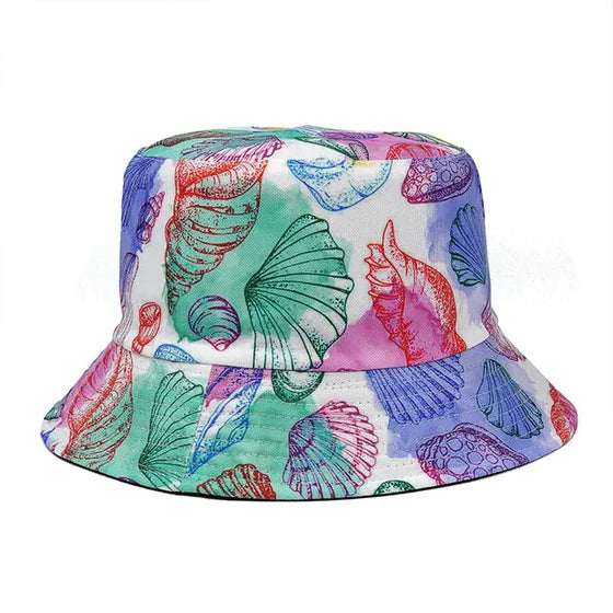 Panama Bucket Hats Animal Letter Print Fisherman Hat - Cheden