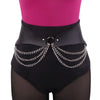 Leather Harness Body Belts Garters Waist Chain Belt - Cheden