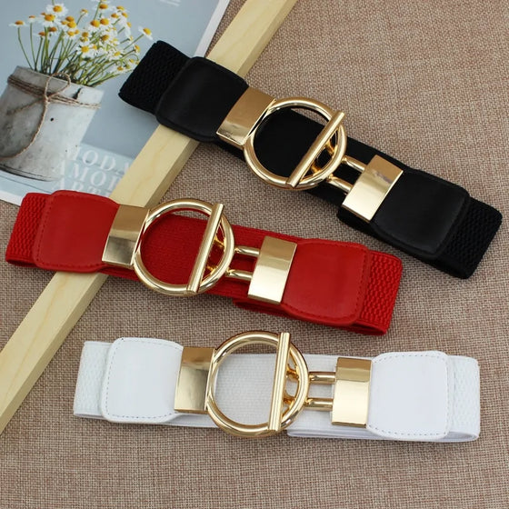 Elastic Ladies Dress Belts - Cheden