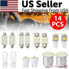 14Pcs T10 36mm LED Interior Car Accessories Kit Map Dome License Plate Lights - Cheden