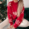 Christmas Sweater Snowflake Jumper Cheden