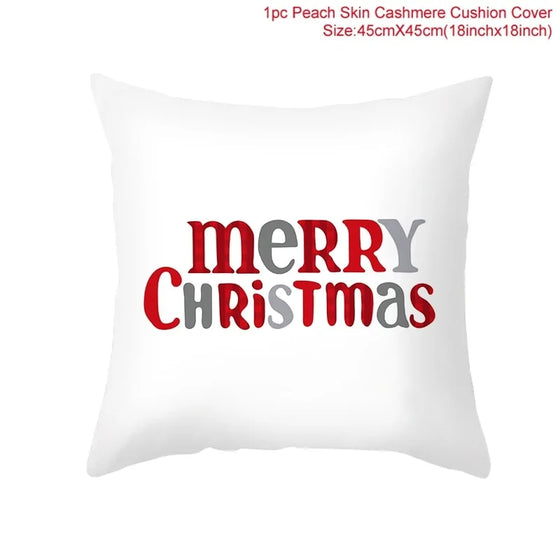 Cartoon Christmas Pillow Cover Cheden