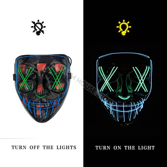 Halloween Led Mask Cheden