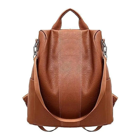 Womens Travel Leather Backpack - Cheden