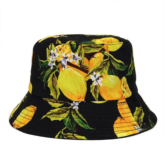 Panama Bucket Hats Animal Letter Print Fisherman Hat - Cheden