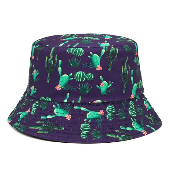 Panama Bucket Hats Animal Letter Print Fisherman Hat - Cheden