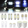 14Pcs T10 36mm LED Interior Car Accessories Kit Map Dome License Plate Lights - Cheden