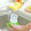 Random Color Kitchen Wash Pot Dish Brush Washing Utensils With Washing Up Liquid Soap Dispenser Household Cleaning Accessories - Cheden