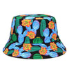 Panama Bucket Hats Animal Letter Print Fisherman Hat - Cheden