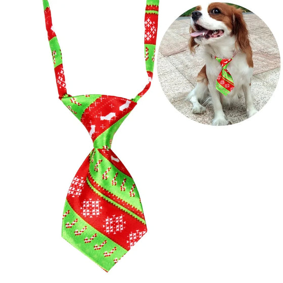 Christmas Dog Necktie Cheden