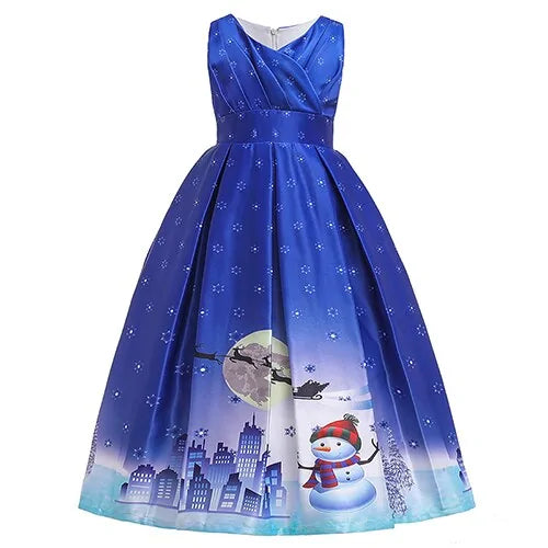 Children's Christmas-Style Dress Cheden