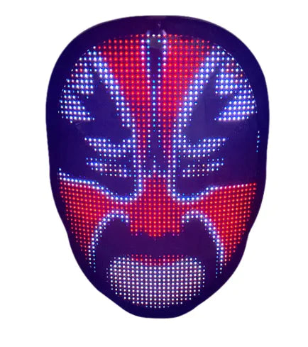 Halloween Face Masks Full Color LED Luminous Mask Face Changing Mask Party Bar Props Cheden