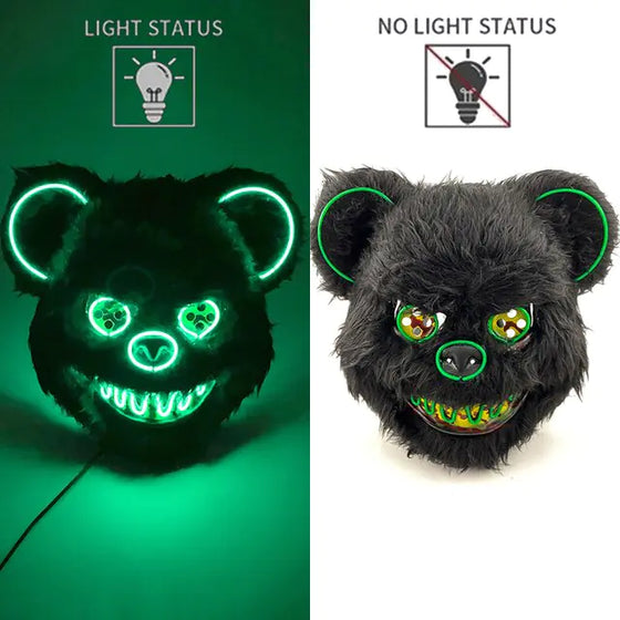 LED Light Up Bloody Rabbit Cosplay Mask - Cheden