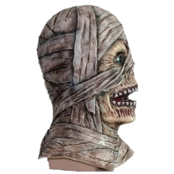 Halloween Mummy Zombie Latex Mask Cheden