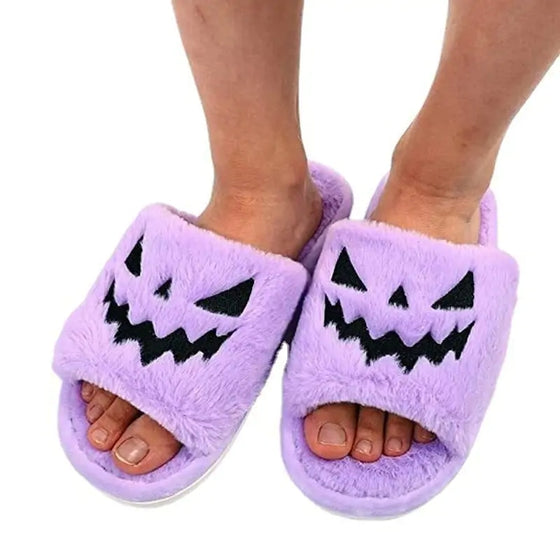 Halloween Pumpkin Slippers Cheden