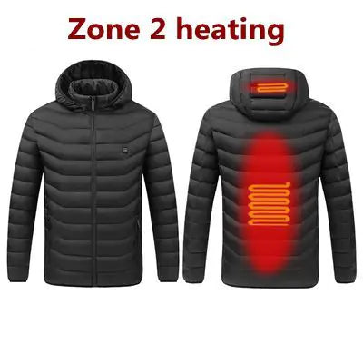 Hooded Heated Clothing Waterproof Warm Jackets - Cheden