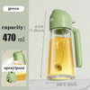 Leakproof Dual-Purpose Glass Oil Spray Bottle for Kitchen - Cheden