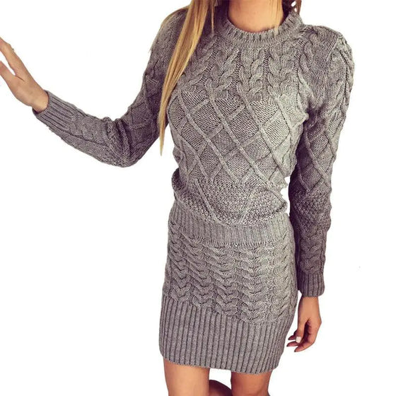 Winter Knit Dress Cheden