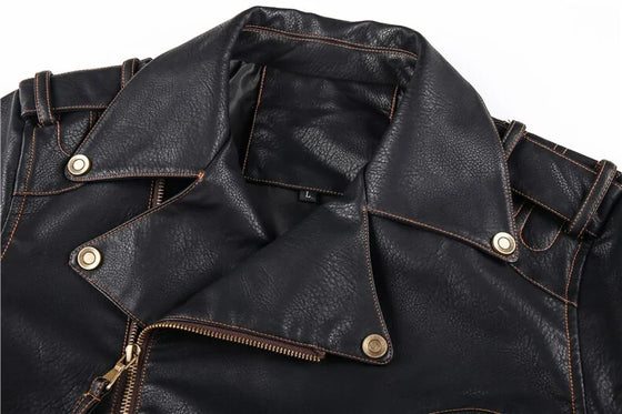 Mens Leather Jacket - Cheden