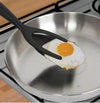 2 In 1 Grip And Flip Tongs Egg Spatula Tongs Clamp Pancake Fried Egg French Toast Omelet Overturned Kitchen Accessories - Cheden