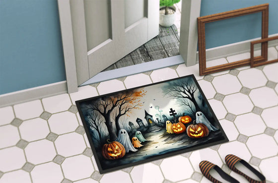 Ghosts Spooky Halloween Doormat Cheden