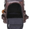 Womens Travel Leather Backpack - Cheden