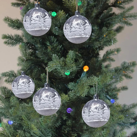 Christmas Transparent Ball Pendant Cheden