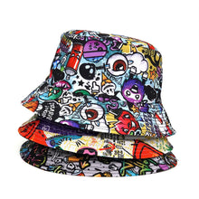  Panama Bucket Hats Animal Letter Print Fisherman Hat - Cheden