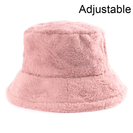 Winter Fluffy Bucket Hats - Cheden