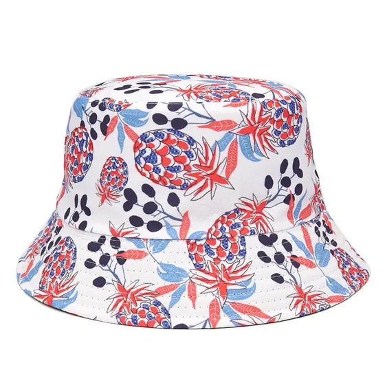 Panama Bucket Hats Animal Letter Print Fisherman Hat - Cheden