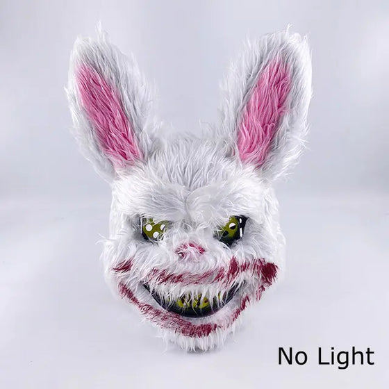 LED Light Up Bloody Rabbit Cosplay Mask - Cheden