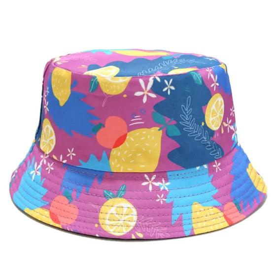 Panama Bucket Hats Animal Letter Print Fisherman Hat - Cheden