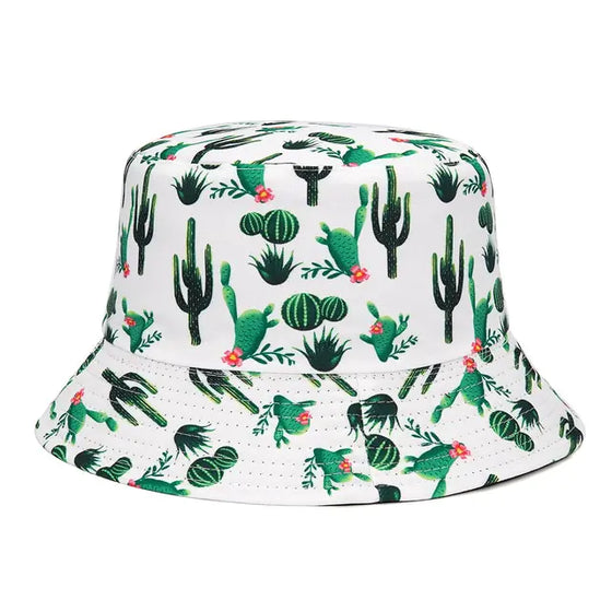 Panama Bucket Hats Animal Letter Print Fisherman Hat - Cheden